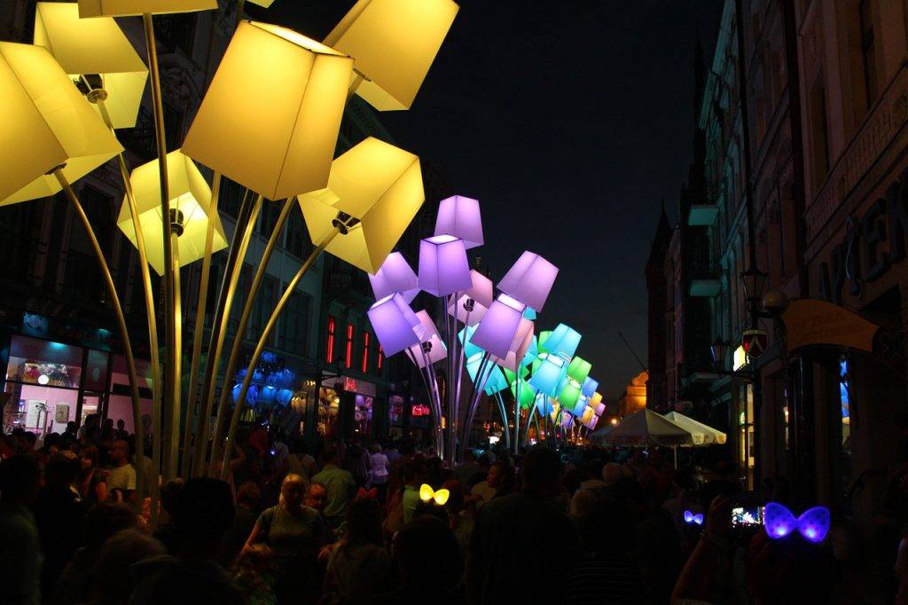 festiwal światła Toruń